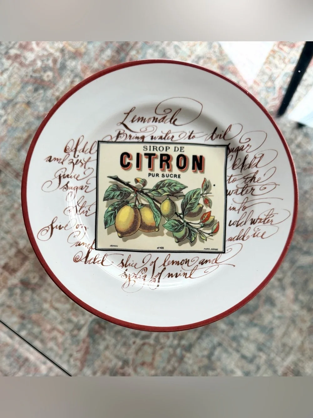 Williams-Sonoma Rosanna Harvest Market Dessert Plates – Set of 6 w/ Original Box